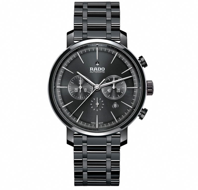 Rado Watches : R14075182 Automatic Chronograph Date Black Ceramic Men Watch