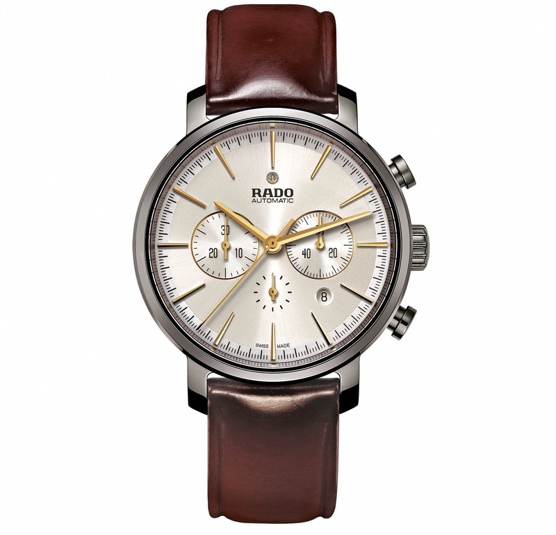 Rado Watches : R14076106 Automatic Chronograph Date Brown Leather Men Watch