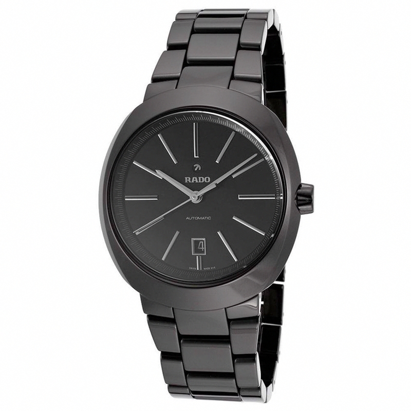 Rado Watches : R15610172 Automatic Black Ceramic Date 38.2mm Men Watch