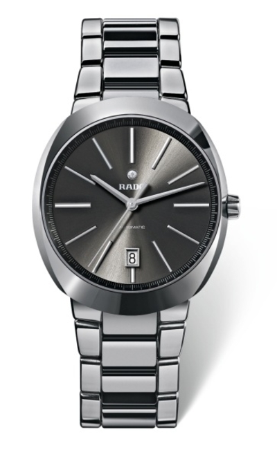 Rado Watches : R15760112 Automatic Black Dial Platinum Tone Ceramic 42mm Men Watch
