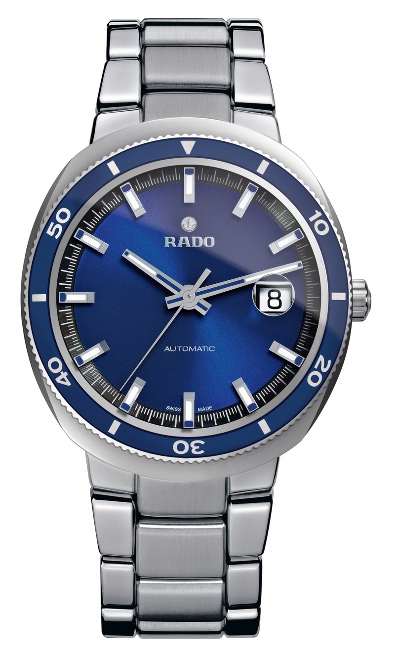 Rado Watches : R15960203 Automatic Blue Dial Stainless Steel Men Watch