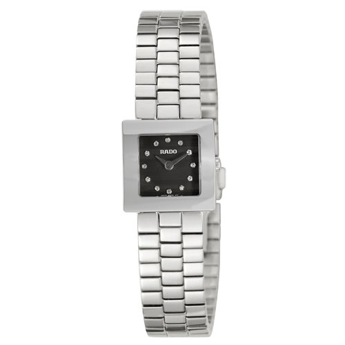 Rado Watches : R18682713 Black Dial Stainless Steel Band Women Watch