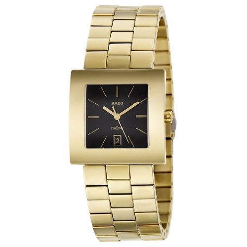 Rado Watches : R18986153 Quartz Gold Tone Stainless Steel Men Watch