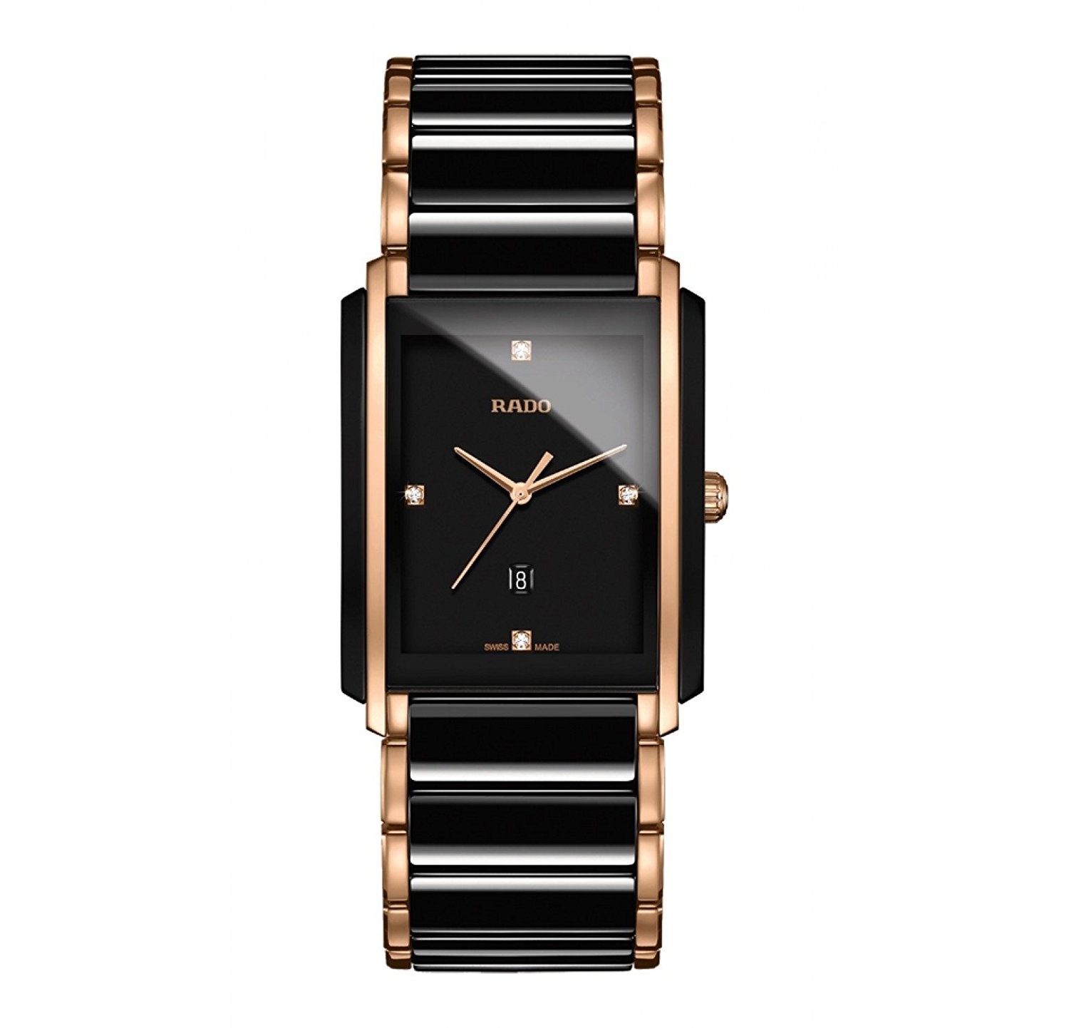 Rado Watches : R20207712 Black Dial Fixed Band Men Watch