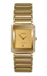 Rado Watches : R20338742 Quartz Gold Ceramic/gold Gold Dial Gold Tone/ceramic Band Men Watch