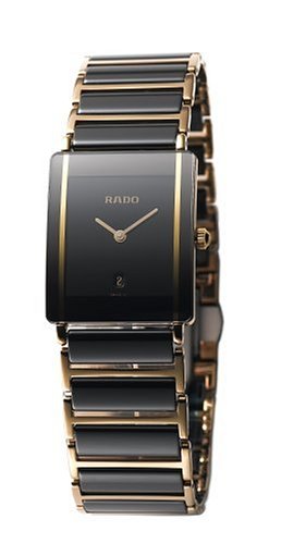 Rado Watches : R20381152 Black Dial Stainless-steel-and-ceramic Band Women Watch