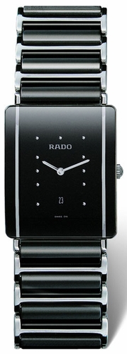 Rado Watches : R20484162 Quartz Black Ceramic/steel Black Dial Black Ceramic/steel Band Men Watch