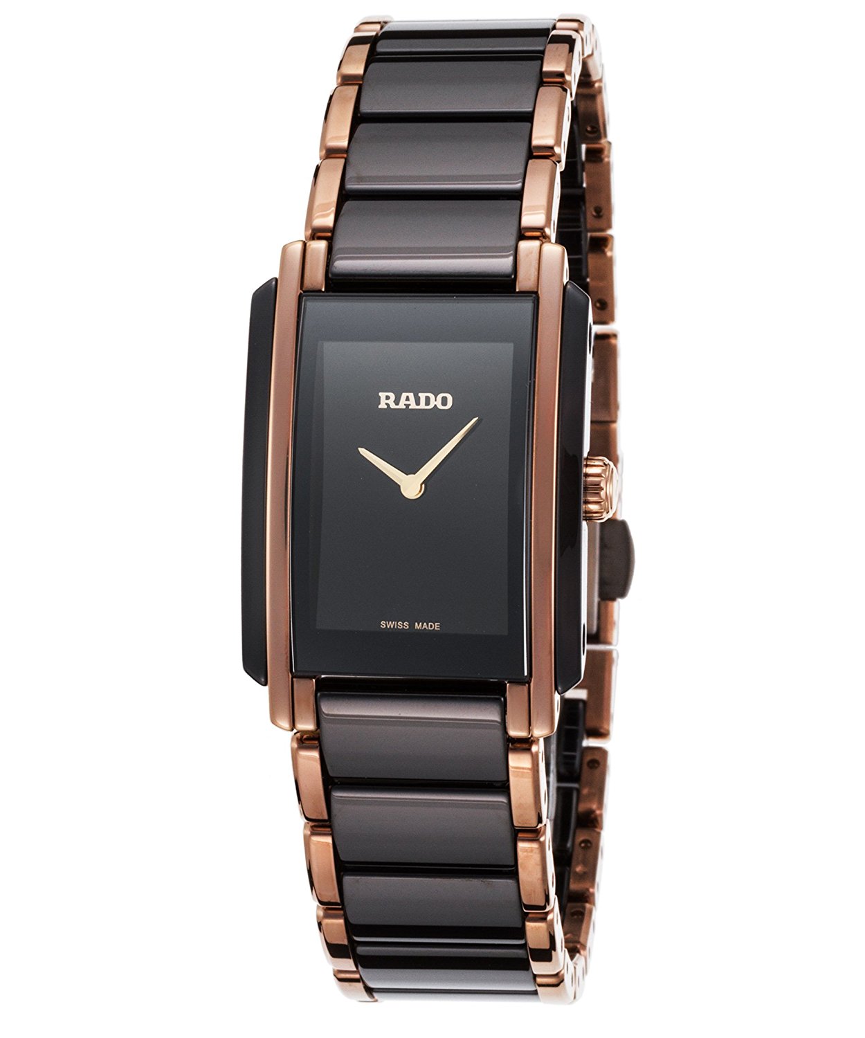 Rado Watches : R20612152 Black Dial Stainless Steel Band Women Watch