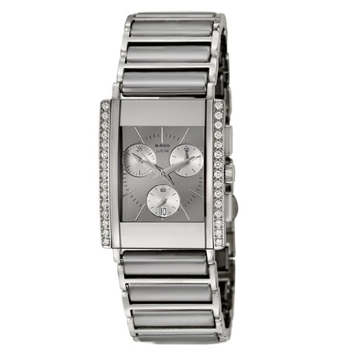 Rado Watches : R20670102 Quartz Chronograph Diamonds Bezel Men Watch