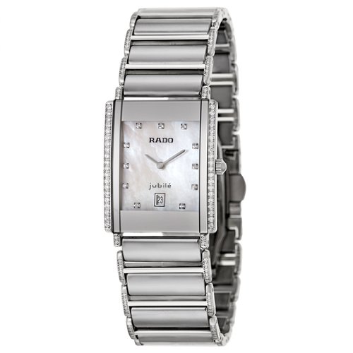 Rado Watches : R20671912 Quartz Ceramic White Mother Of Pearl Dial Ceramic Band Women Watch