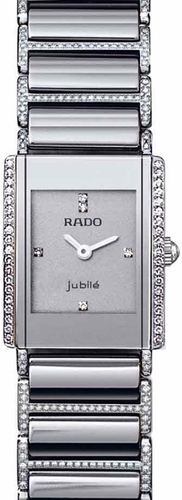 Rado Watches : R20672919 Quartz Ceramic White Mother Of Pearl Dial Steel Band Women Watch