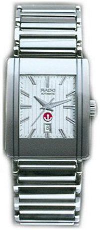 Rado Watches : R20692102 Automatic Platinum Tone/steel White Dial Platinum Tone/steel Band Men Watch