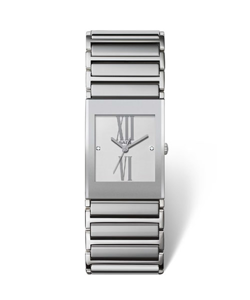 Rado Watches : R20745722 Quartz Diamonds Silver Dial 27mm Women Watch