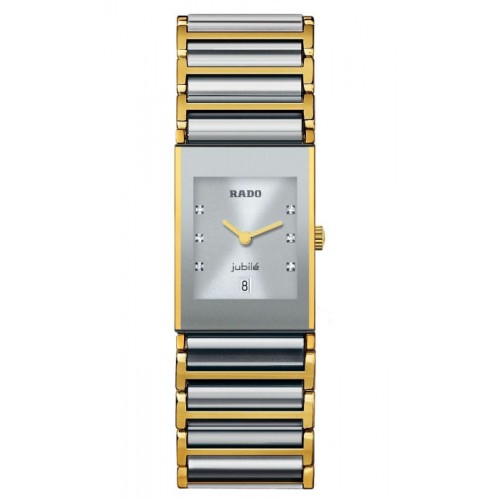 Rado Watches : R20749702 Quartz Diamonds Silver Dial Ceramic 23mm Women Watch