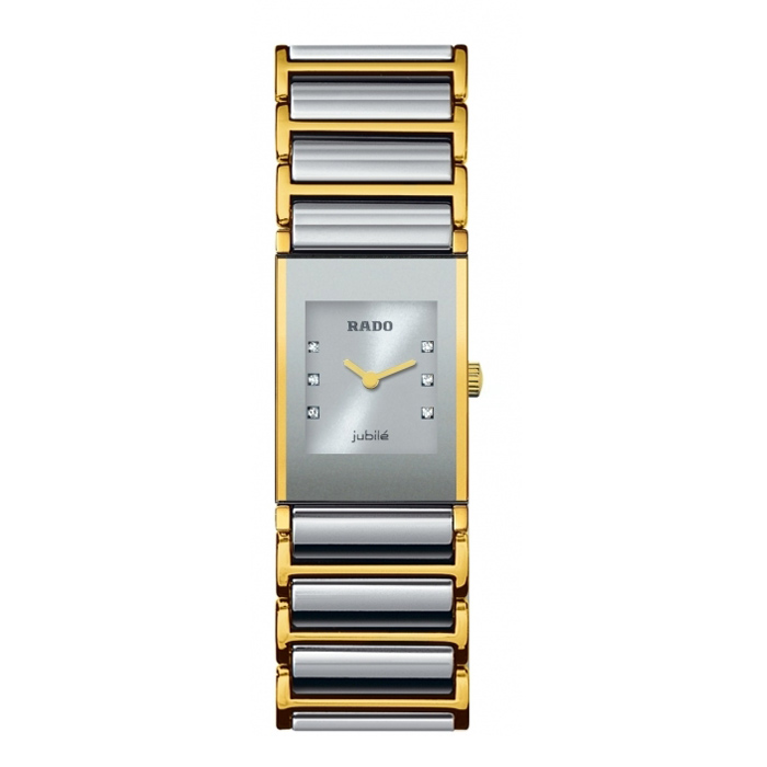 Rado Watches : R20750702 Quartz Diamonds Silver Dial Ceramic 19mm Women Watch