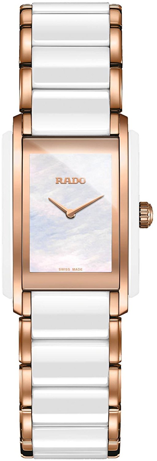 Rado Watches : R20844902 Mother Of Pearl Dial Fixed Rose Gold Pvd Band Men Watch