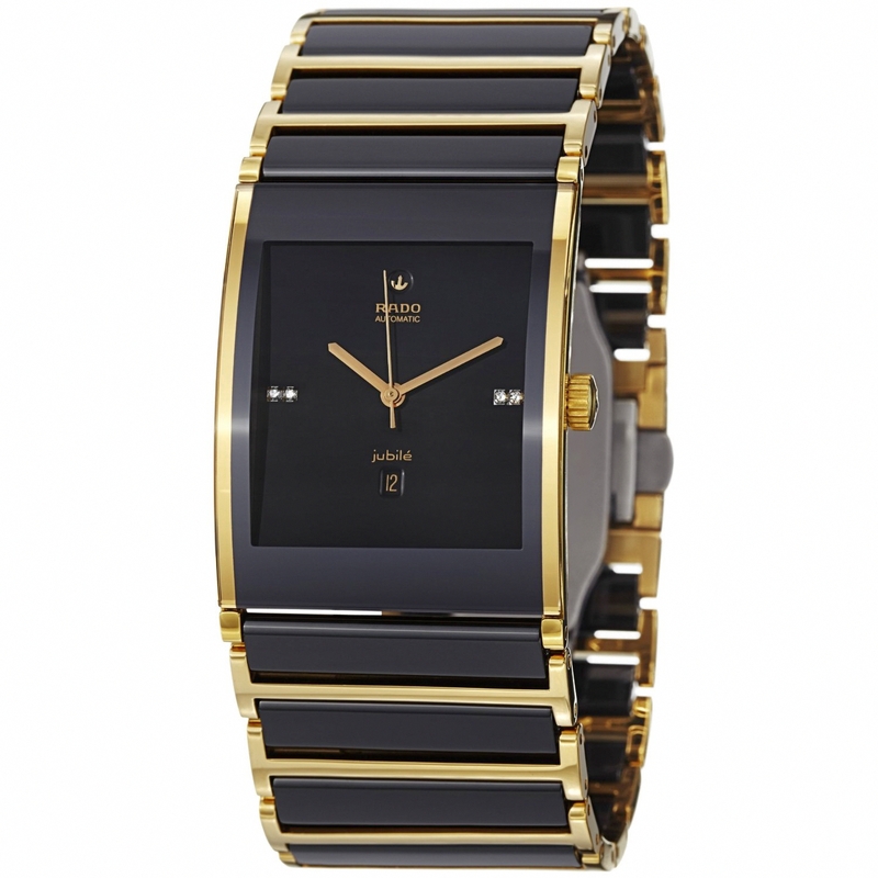 Rado Watches : R20847702 Automatic Diamonds Date Dial Stainless Steel and Ceramic 31mm Men Watch
