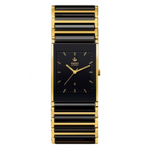 Rado Watches : R20848152 Automatic Black Dial Date Stainless Steel and Ceramic Men Watch
