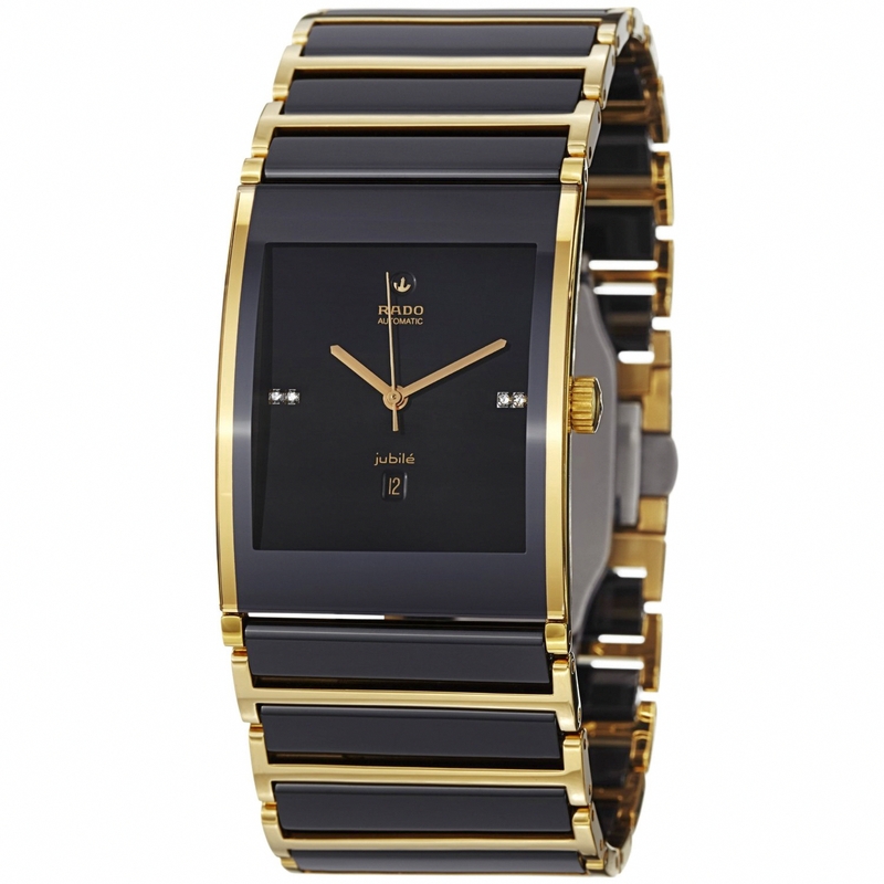 Rado Watches : R20848702 Automatic Diamonds Date Dial Stainless Steel and Ceramic Men Watch