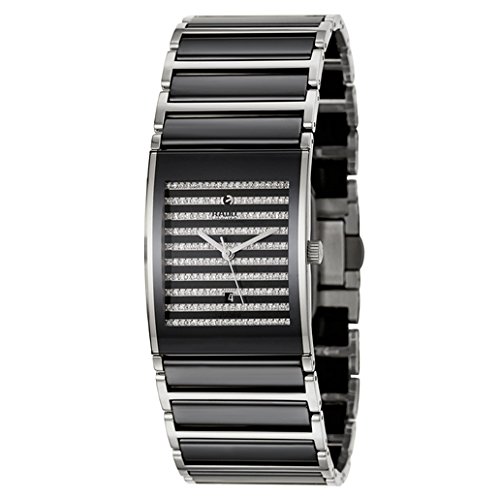 Rado Watches : R20890712 Black Dial Stainless Steel Band Men Watch