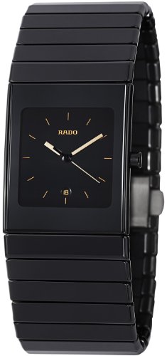 Rado Watches : R21347252 Quartz Analog Date Black Ceramic 27.2mm Men Watch