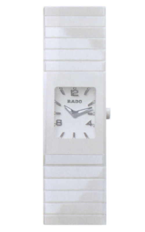 Rado Watches : R21712012 Quartz White Ceramic White Dial White Ceramic Band Women Watch
