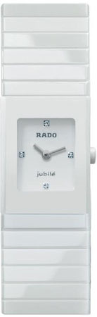 Rado Watches : R21712702 Quartz White Ceramic White Dial White Ceramic Band Women Watch