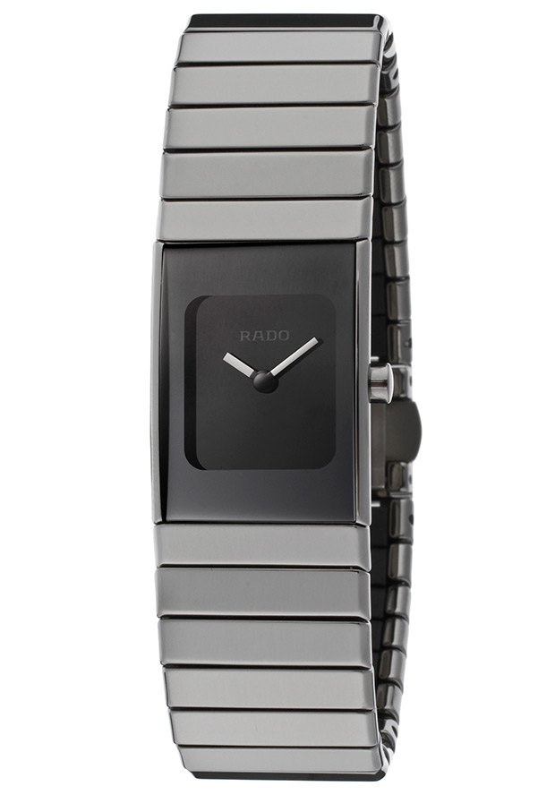 Rado Watches : R21827232 Quartz Black Dial Ceramic 19mm Women Watch