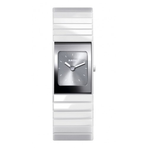 Rado Watches : R21983102 Quartz Silver Dial White Ceramic 19mm Women Watch