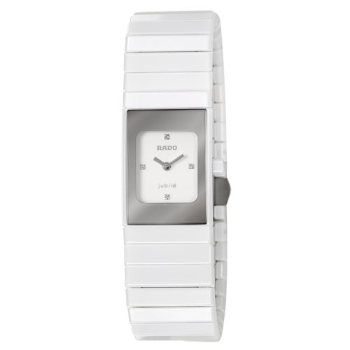 Rado Watches : R21983702 Quartz White Diamonds Dial White Ceramic 19mm Women Watch