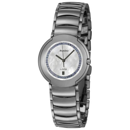 Rado Watches : R22593742 Quartz Diamonds Border Dial Stainless Steel and Ceramic Women Watch