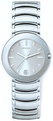Rado Watches : R22625113 Silver Dial Stainless Steel Band Men Watch