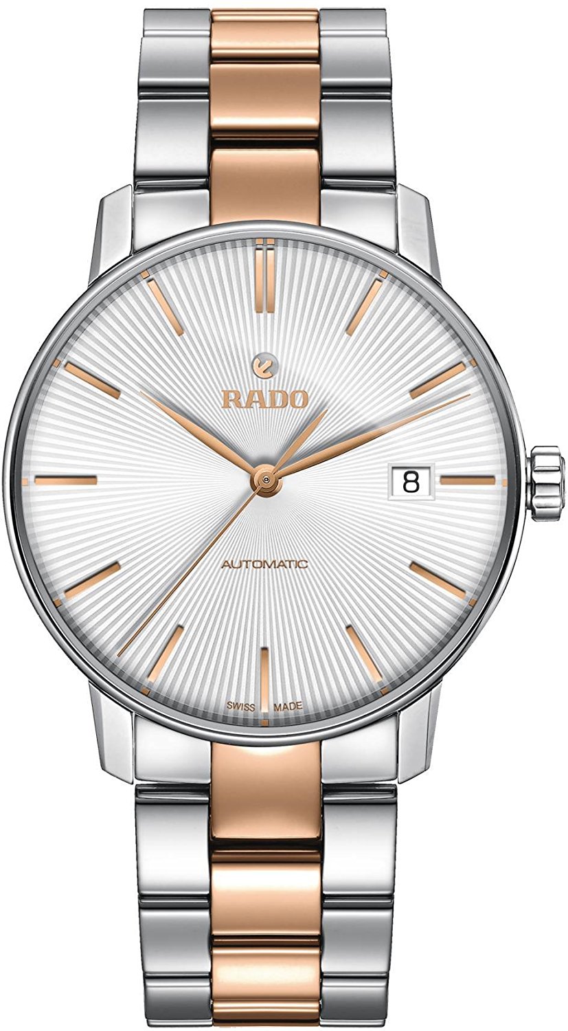 Rado Watches : R22860022 White Dial Fixed Stainless Steel Band Men Watch