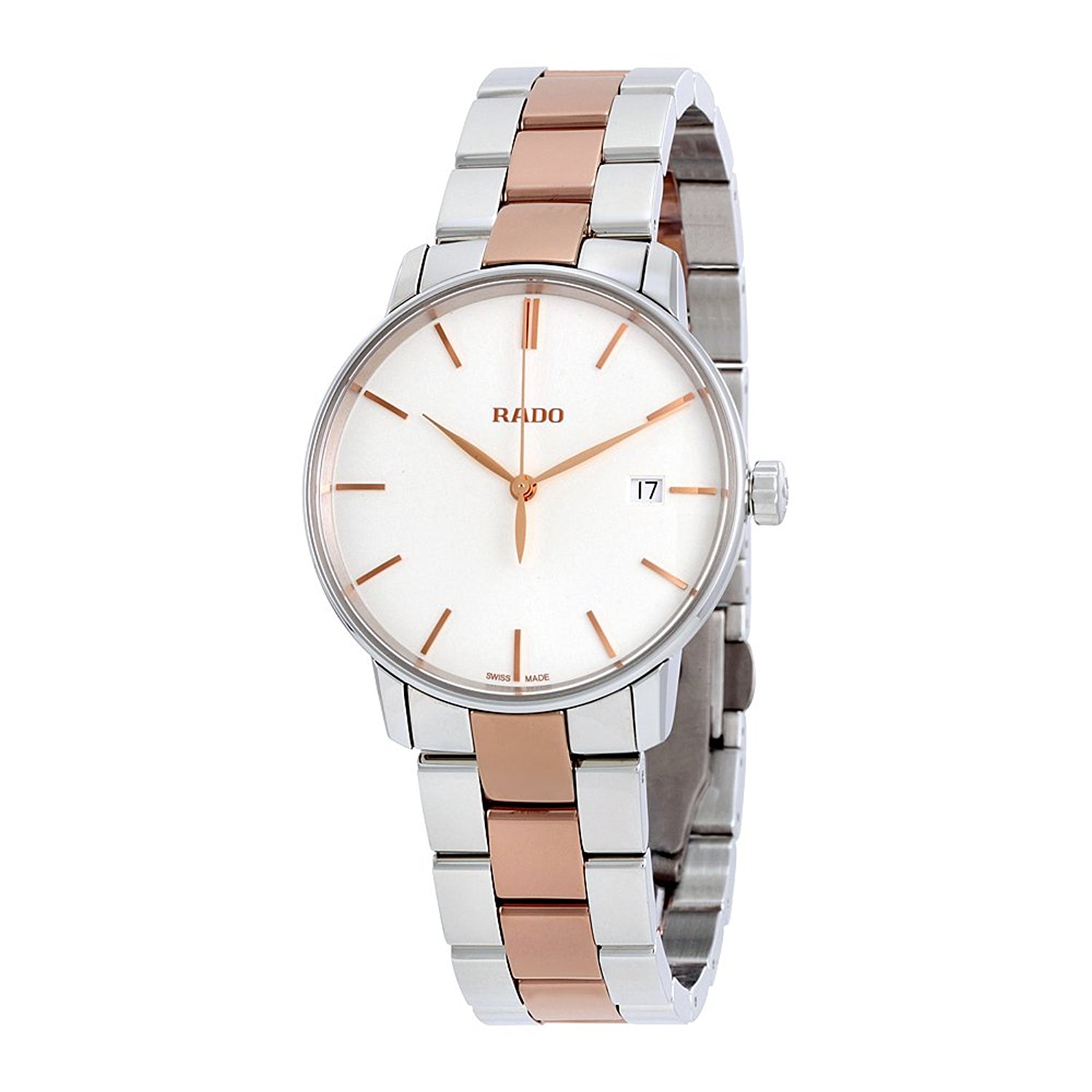 Rado Watches : R22864022 Silver Dial Fixed Stainless Steel Band Men Watch