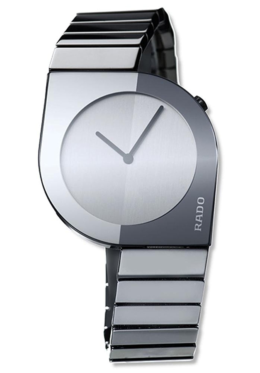 Rado Watches : R25472102 Silver Dial Ceramic Band Men Watch