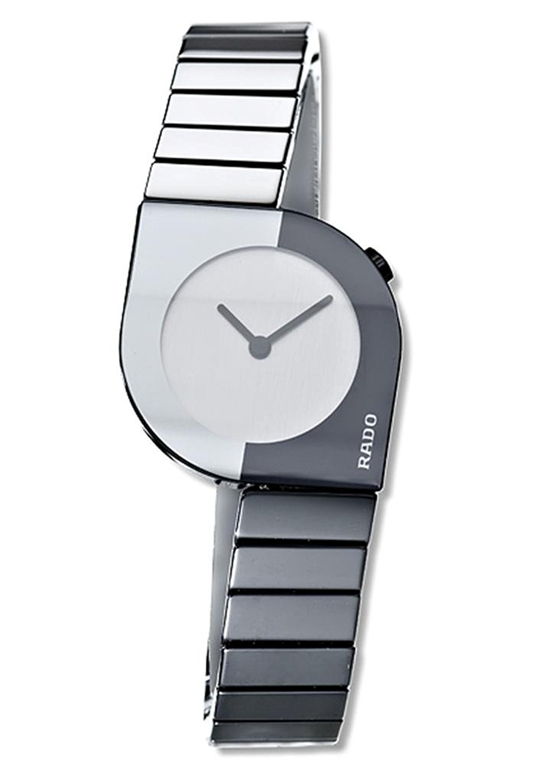 Rado Watches : R25473102 Silver Dial Ceramic Band Women Watch