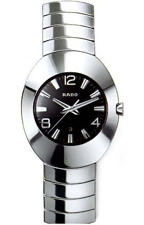 Rado Watches : R26493152 Black Dial Ceramics Bracelet Band Men Watch