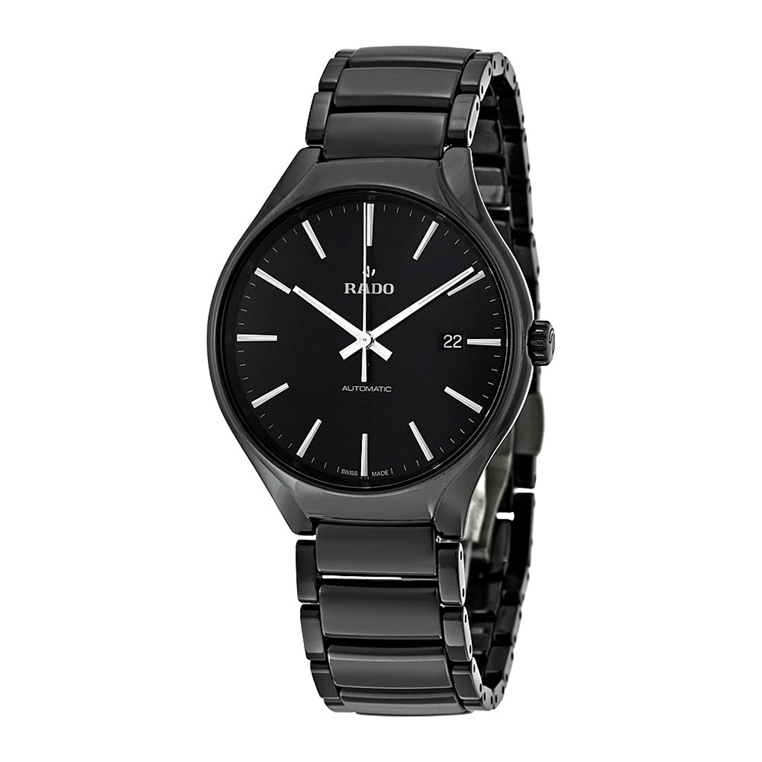 Rado Watches : R27056152 Black Dial Fixed Band Men Watch