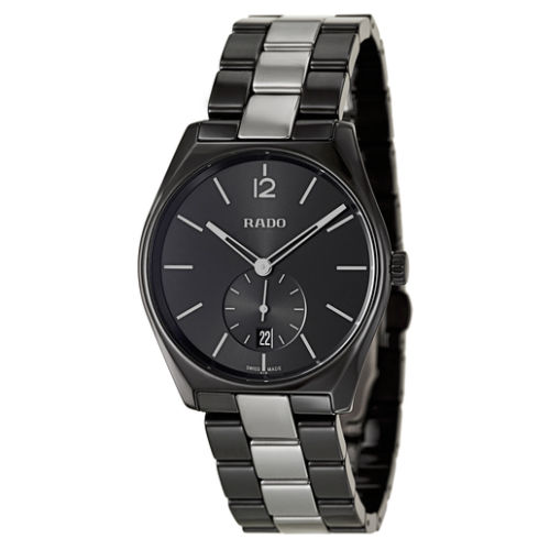 Rado Watches : R27081157 Quartz Analog Date Small Second Dial Ceramic and Ceramos Men Watch
