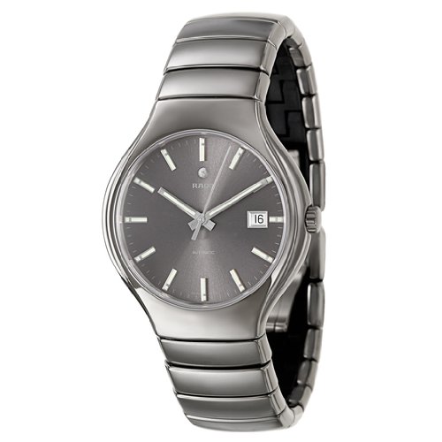 Rado Watches : R27351112 Automatic Gray Dial Platinum Tone Ceramic Men Watch