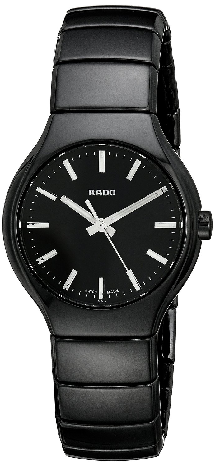 Rado Watches : R27655052 Quartz Analog Black Ceramic Women Watch