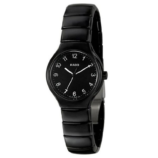 Rado Watches : R27655192 Quartz Black Dial Black Ceramic Women Watch