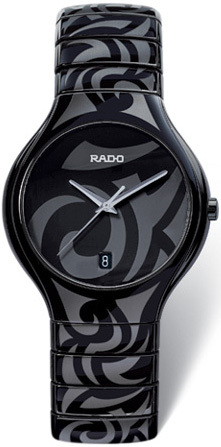 Rado Watches : R27684152 Quartz Black Ceramic Black Dial Black Ceramic Band Men Watch