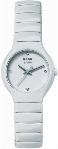 Rado Watches : R27696712 Quartz Diamonds White Dial White Ceramic Women Watch