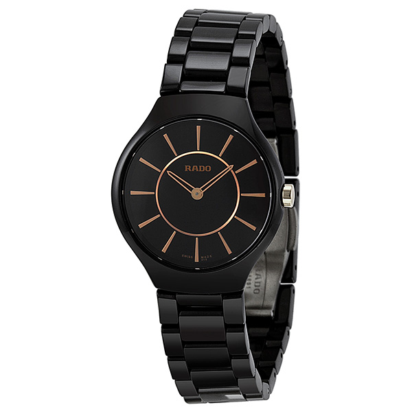 Rado Watches : R27742152 Quartz Analog Black Ceramic Women Watch