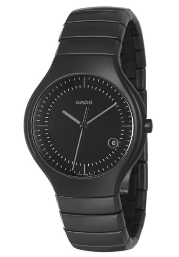 Rado Watches : R27816152 Quartz Black Dial Black Ceramic Date Men Watch
