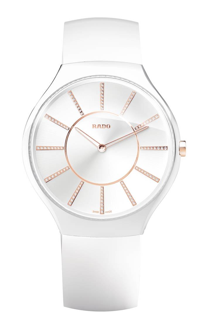 Rado Watches : R27957709 Quartz Diamonds White Dial Women Watch