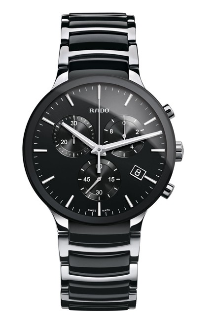 Rado Watches : R30130152 Quartz Chronograph Date Stainless Steel and Ceramic Men Watch