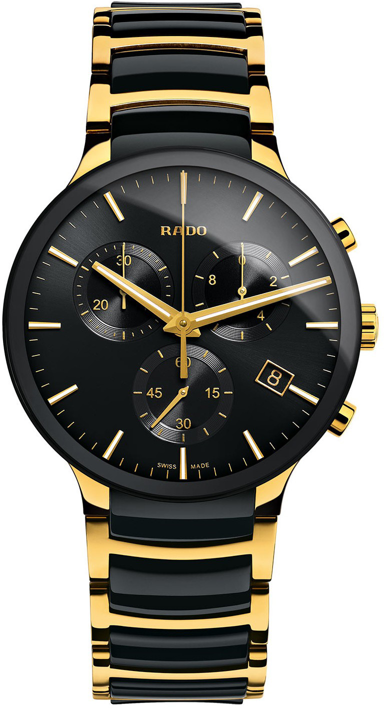 Rado Watches : R30134162 Quartz Chronograph Date Stainless Steel and Ceramic Men Watch