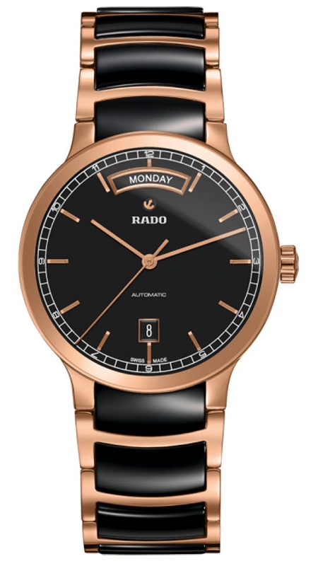 Rado Watches : R30158172 Automatic Day Date Rose Gold PVD Stainless Steel and Ceramic Men Watch